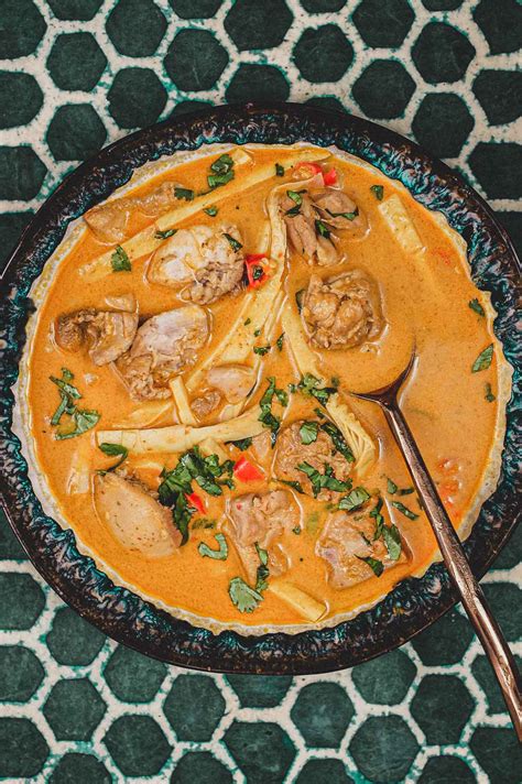 Laotian Chicken Curry with Bamboo Shoots - from Cook Eat World