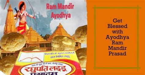 Order Ayodhya Ram Mandir Prasad Raghupati Ladoo