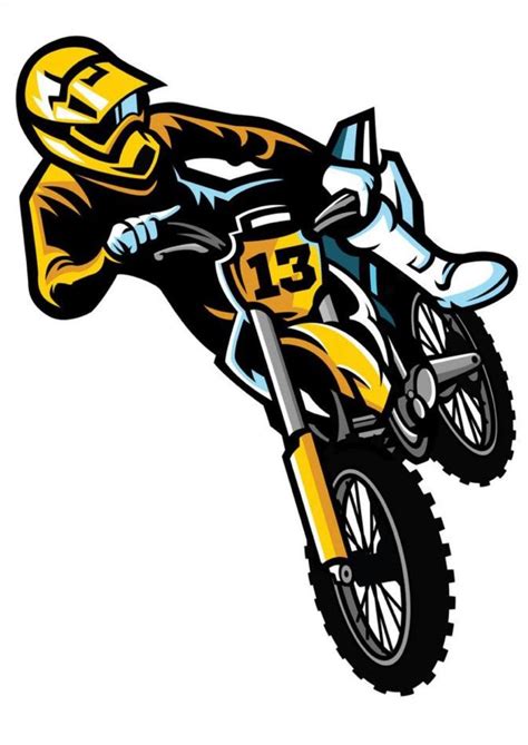 Pin em Freya | Desenhos de motocross, Adesivos para motos, Motocross