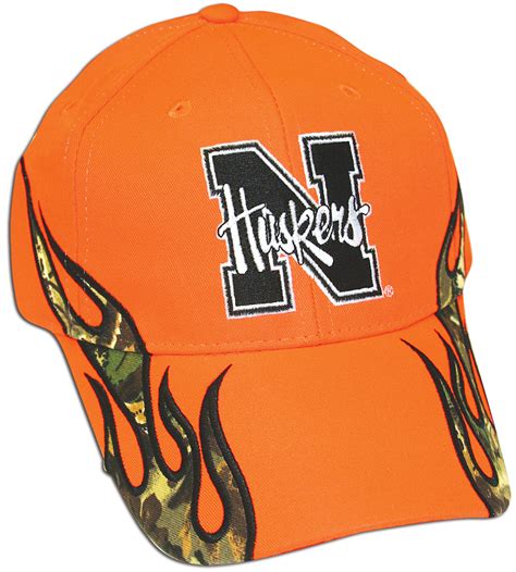 Camo Flamed Orange Cap