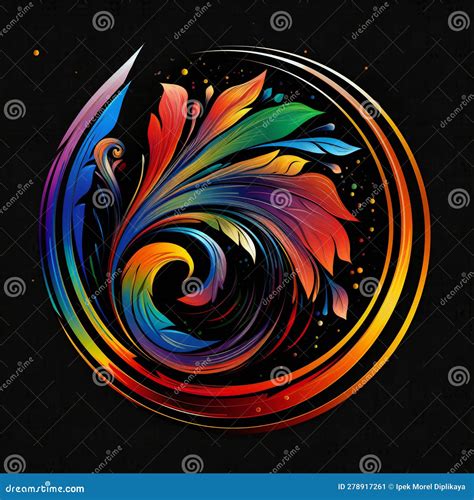 Title: Dynamic Circular Logo Designs: Bold and Colorful Illustrations ...