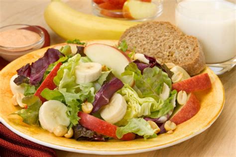 Apple Banana Salad with Peanuts | MyPlate