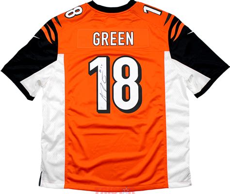 A.J. Green Autographed Cincinnati Bengals Custom Jersey