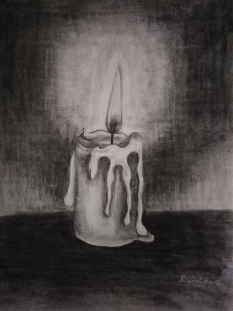 Candle Drawing Shading - Drawing.rjuuc.edu.np