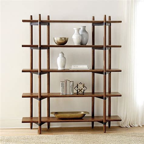 Beau Dark Wood Bookcase | Dark wood bookcase, Wood bookcase, Bookcase ...