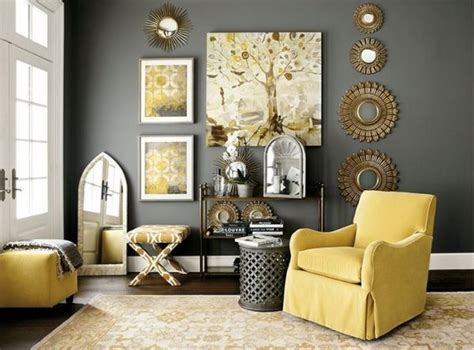 Modern Elegance: Gray and Yellow Living Room Inspirations