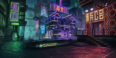 Cyberpunk Game Project - Main Screen by PedroDeElizalde on DeviantArt