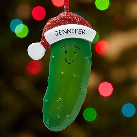 Happy Christmas Pickle Ornament | Christmas pickle ornament, Christmas pickle, Personalized ...