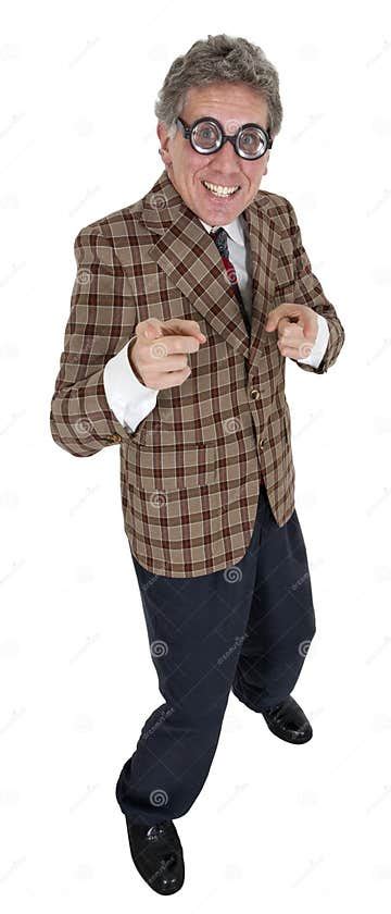 Funny Used Car Salesman Man, Isolated on White Stock Photo - Image of ...