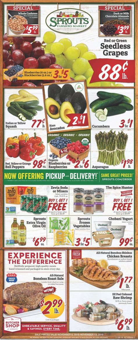 Sprouts Weekly Ad Nov06 – Nov13, 2019