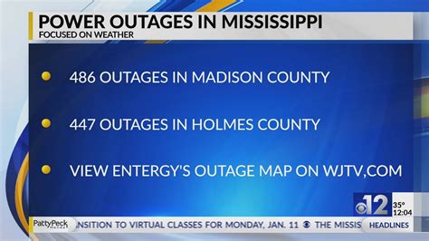 Power outages reported in Mississippi - YouTube