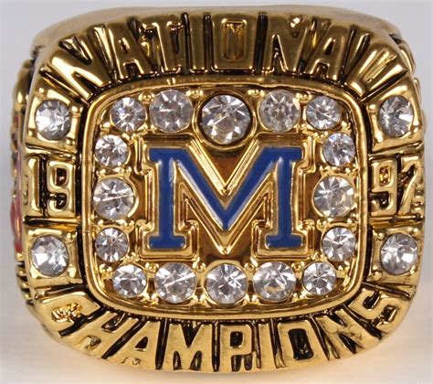 Michigan High Quality Replica 1997 Rose Bowl National Champions Ring