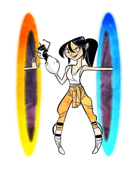 Portal - Chell - Portal 2 Fan Art (38288666) - Fanpop