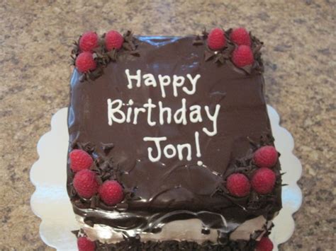 choc. rasp. cake | Desserts, Cake, Happy birthday jon