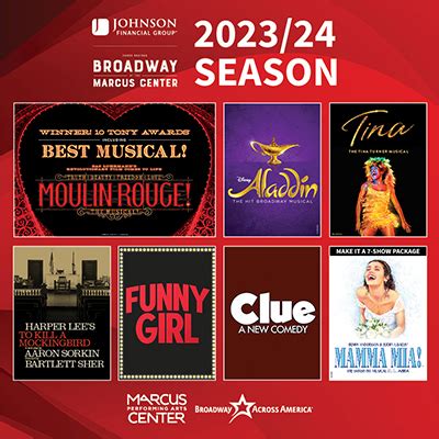 2023/24 Broadway Series - Marcus Performing Arts Center