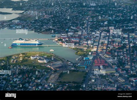 Aerial of Antigua, Caribbean Stock Photo - Alamy