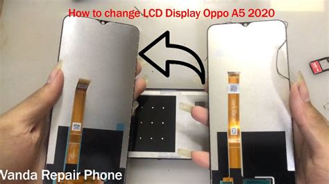 how to change lcd display oppo a5 2020 - YouTube