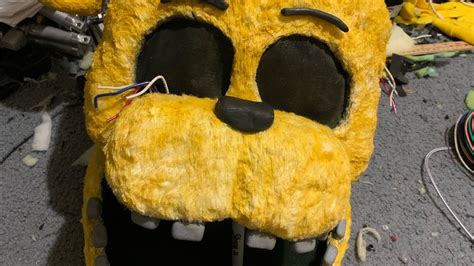 How to make golden freddy halloween costume | gail's blog