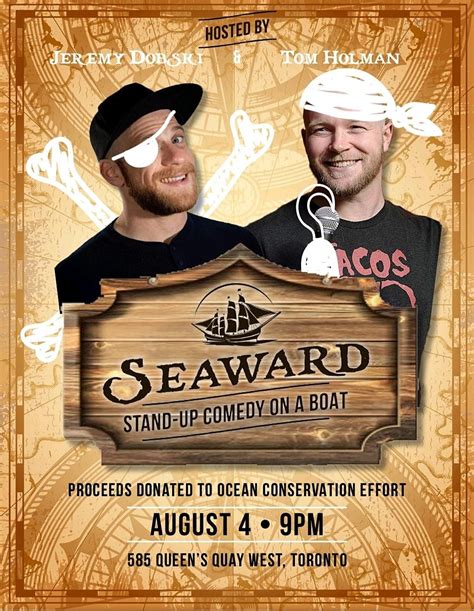 SEAWARD: Stand-up Comedy on a Boat, 585 Queens Quay W, Toronto, 4 ...