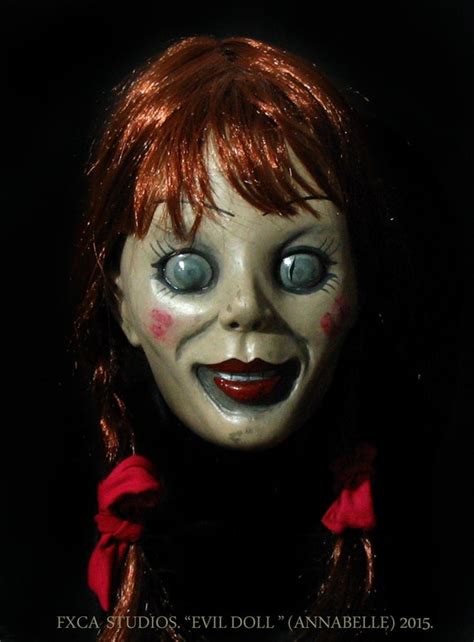 Annabelle Evil Doll Deluxe Latex Mask The Conjuring Scary