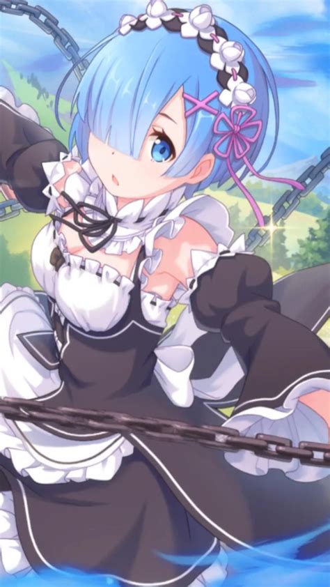 Rem from Re:Zero live wallpaper. Rem (レム) is one of the twin maids ...