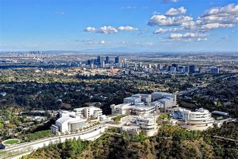 Aerial view of the Getty Museum. Favorite museum in LA. | California travel