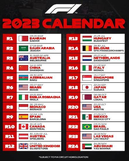 F1 announces 24-race calendar for 2023 | Sports247