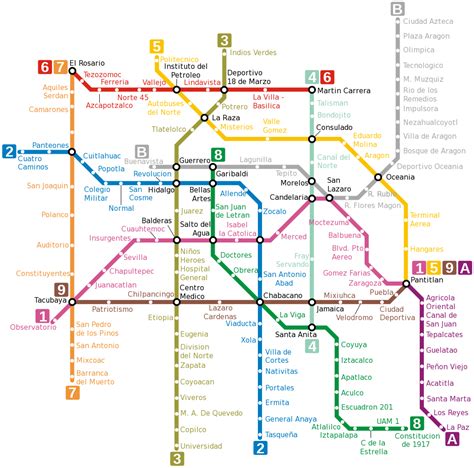 Mapas da Cidade do México | MapasBlog