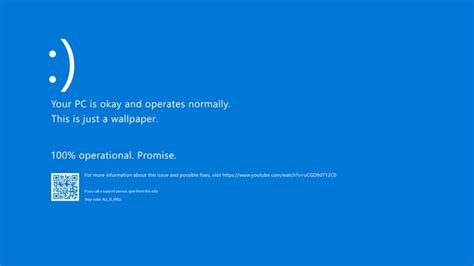 Windows 10 BSOD-y Wallpaper... with a twist [3840 x 2160] : wallpapers | Computer humor ...