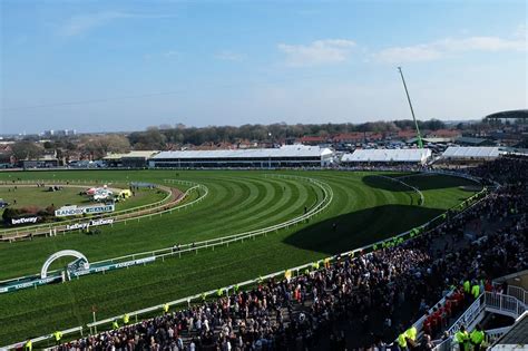 Time lapse at Aintree Racecourse in Liverpool 2019