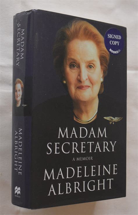 Madam Secretary: A Memoir by Albright, Madeleine: Very Good Hard Cover ...