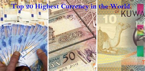 Top 20 Highest Currency in the World 2021 - ShareInfo