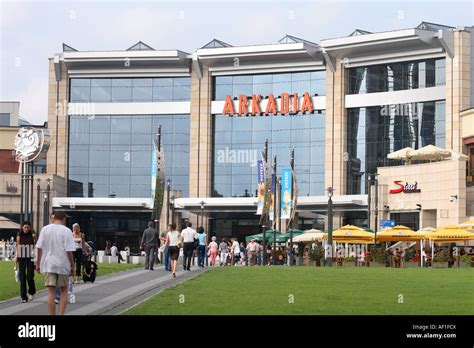 Warsaw Poland the Arkadia shopping mall centre is a new modern retail park Stock Photo - Alamy