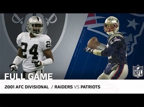 2001 AFC Divisional Round: Raiders vs. Patriots | "Tuck Rule Game" | NFL Full Game - YouTube ...