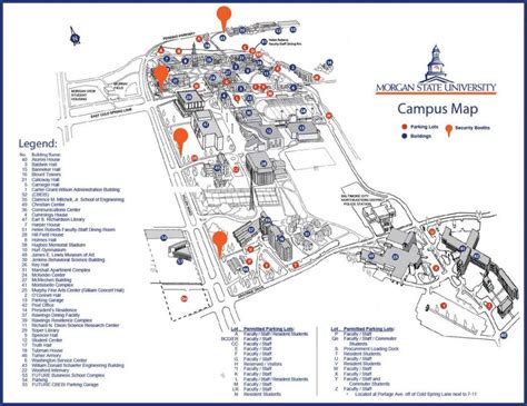 Morgan State Campus Map – Map Vector