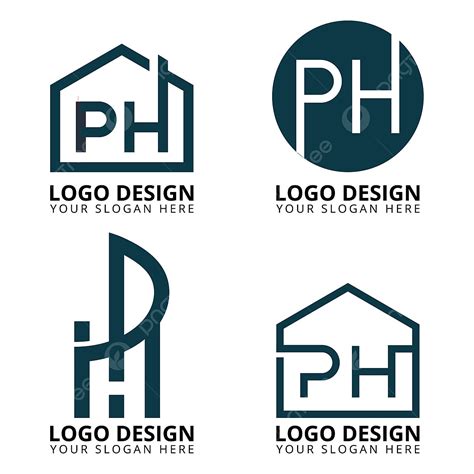 Collection De Conception De Logo Ph Estate PNG , Abstrait, Affaires ...