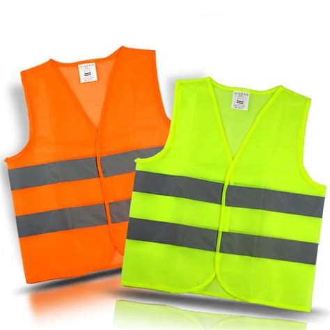 5pcs Car Safety vests High Visibility Reflective Safety vest Hi Viz ...