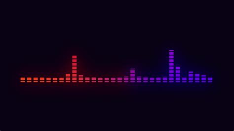 Digital Audio Spectrum Sound Equalizer Effect 4351448 Stock Video at Vecteezy