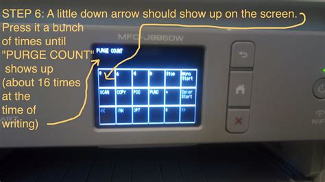 How To: Resetting the ink absorber pad on the Brother MFC-J995DW ...