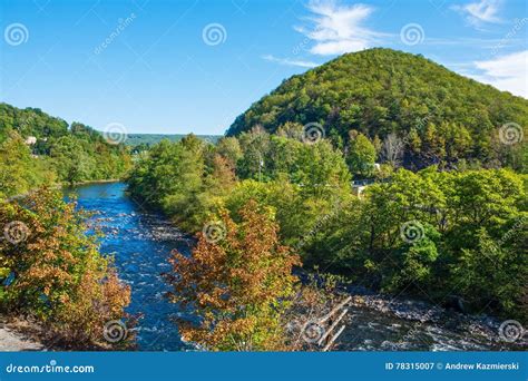 Scenic Lehigh River stock image. Image of travel, pennsylvania - 78315007