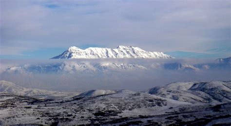 Mount Timpanogos from the Oquirrh Range : Photos, Diagrams & Topos ...