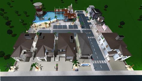 Bloxburg town layout