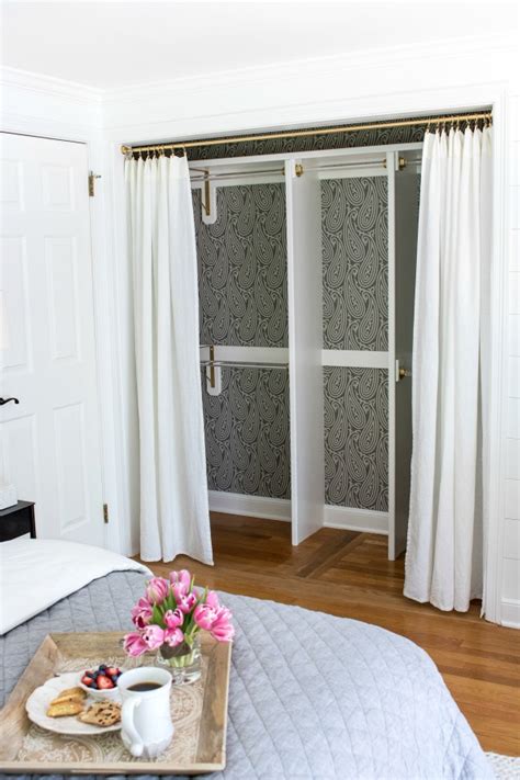 Curtains Instead of Closet Doors: Our Simple Makeover! - Driven by Decor