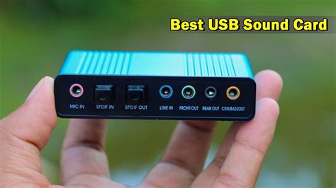 Professional USB Sound Card-Super Bass Sound Card For PC Laptop Speaker ...