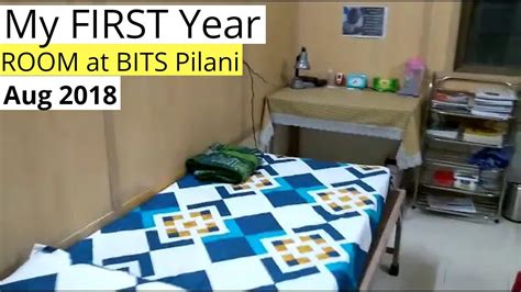 My FIRST Year Hostel Room at BITS Pilani | SR Bhawan (Aug 2018)| BITS Pilani Pilani Campus | # ...