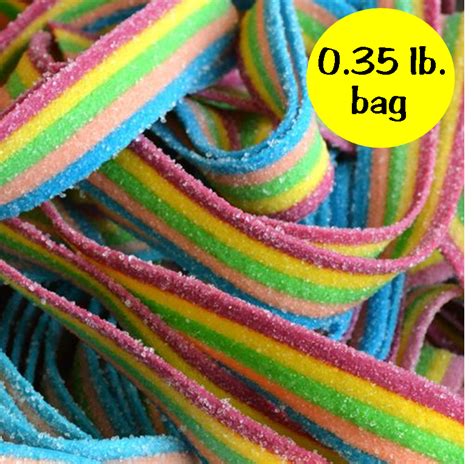 Sour Rainbow Belts - 0.35 lb. bag – Candy Kitchen Shoppes