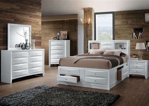 Ireland White Bookcase Storage Bedroom Set by ACME | 1StopBedrooms