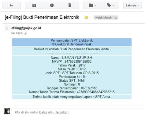 Pelaporan Spt Tahunan 2018 – Gambaran