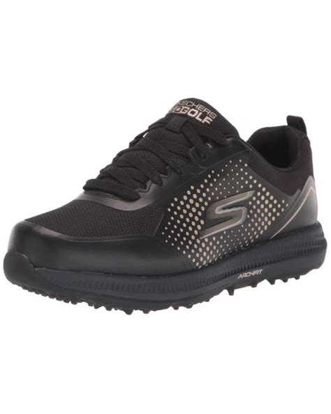 Skechers Go Elite 5 Arch Fit Waterproof Golf Shoe Sneaker in Black | Lyst