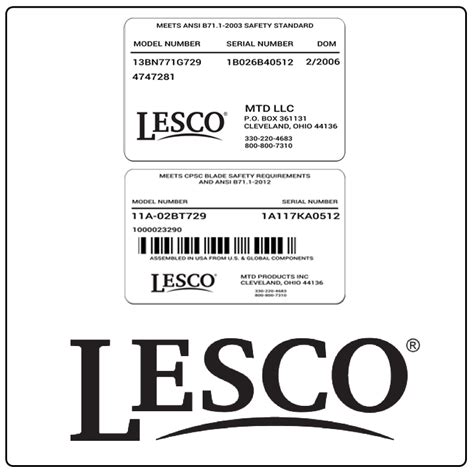 Lesco Parts by Equipment | PartsTree